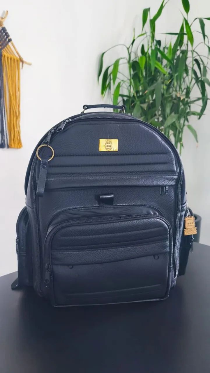 Mochila de Couro - Totalmente Artesanal 
