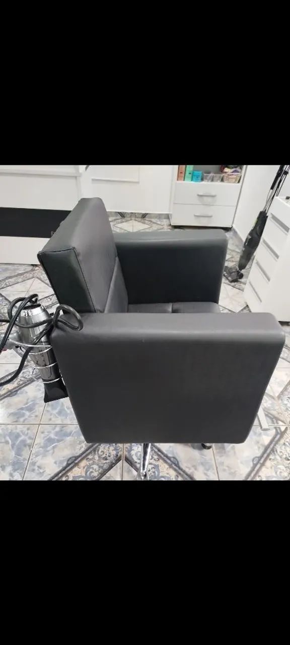 Vendo cadeiras hidráulicas, poltronas para salão de beleza!  - Foto 4