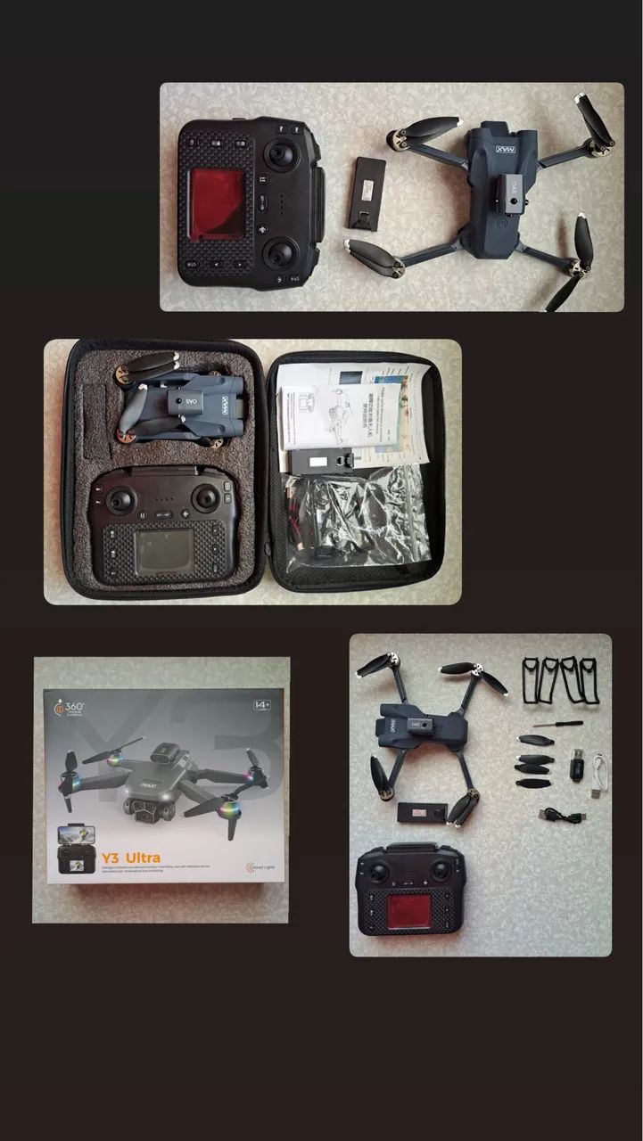     Drone Y3 Ultra Max Completo NOVO - Foto 2
