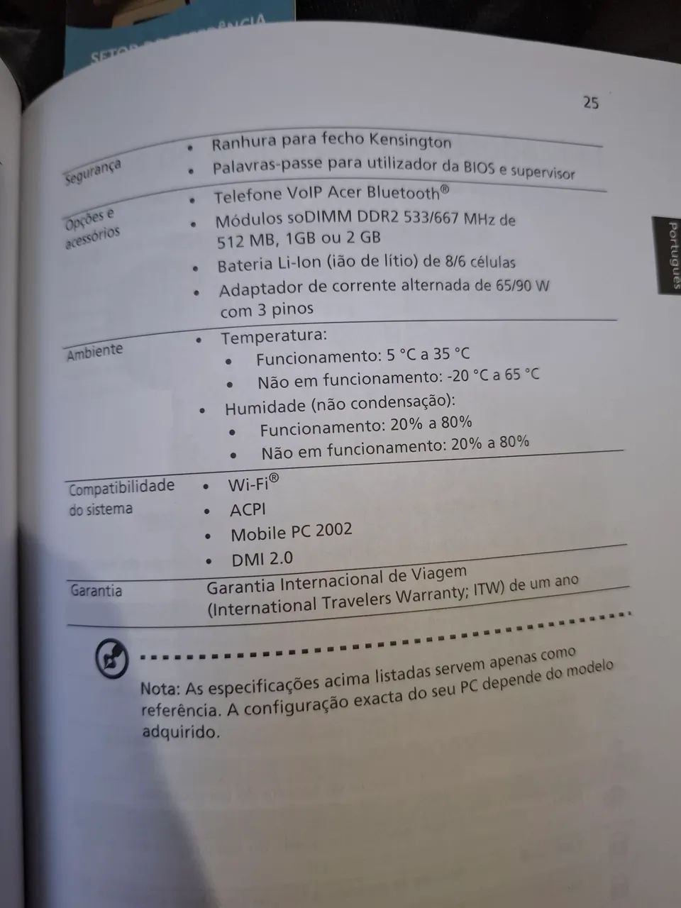 Notebook Acer Aspire 3100-1464 - Foto 5