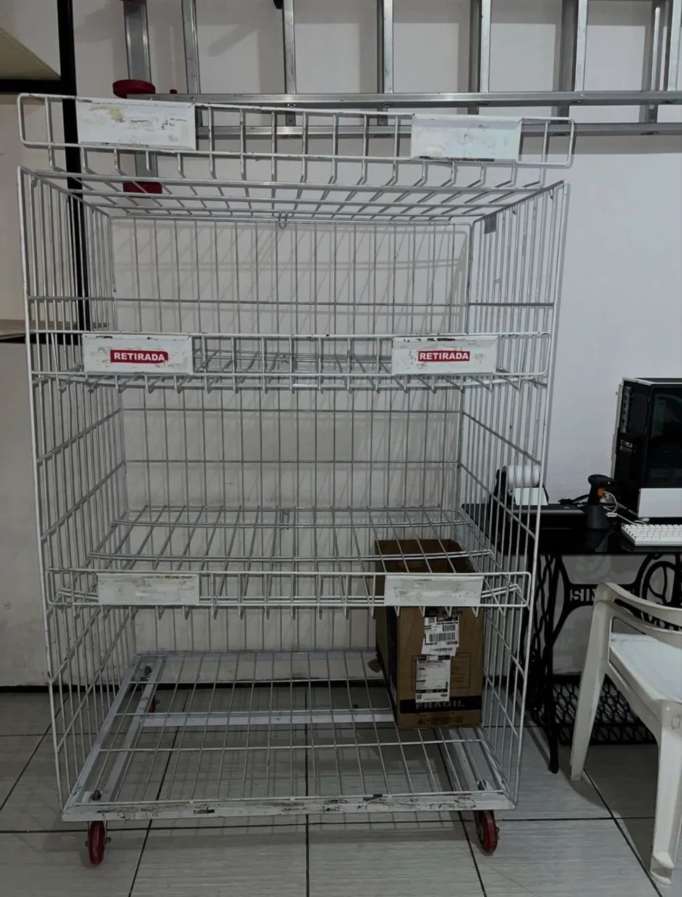Expositor aramado gôndola - Foto 2