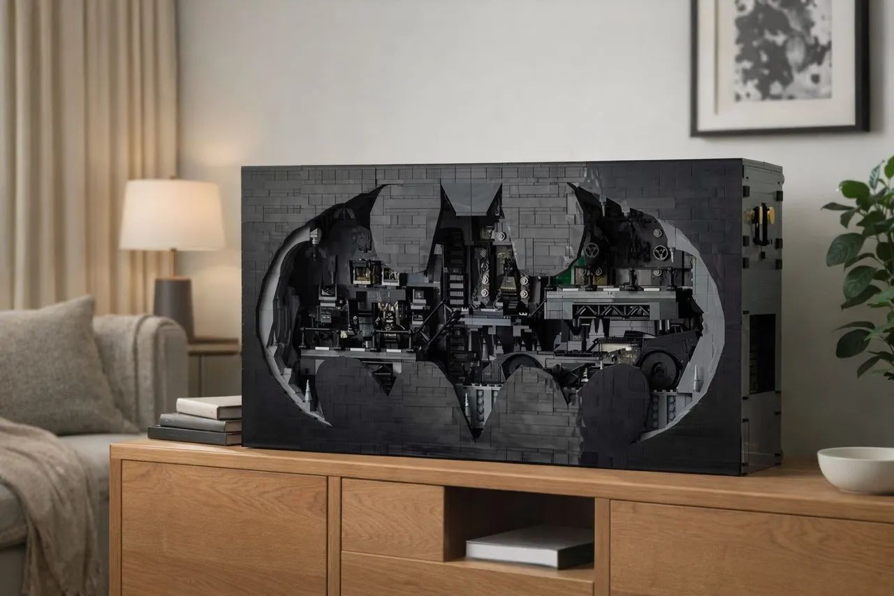 Batcave Blocos De Montar Batcaverna do Batman DC shadow box (76252) 3981 Peças Tipo Lego - Foto 4