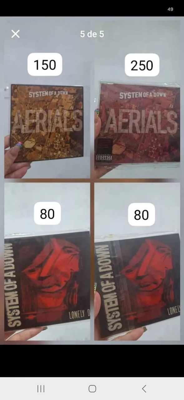 Cds originais e raros System of a down importados SOAD - Foto 5