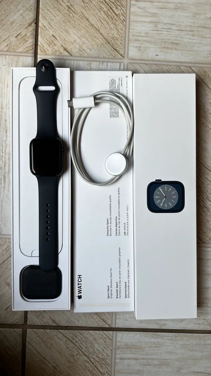 Apple Watch Séries 8 (GPS, 45mm)
