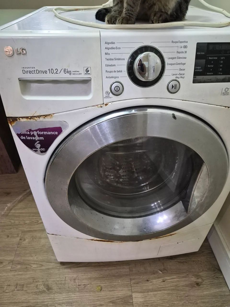 Doação de máquina lava e seca