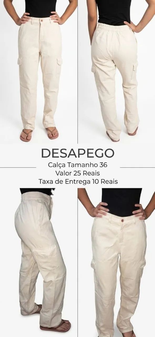 Calça tamanho 36 (ENTREGO)