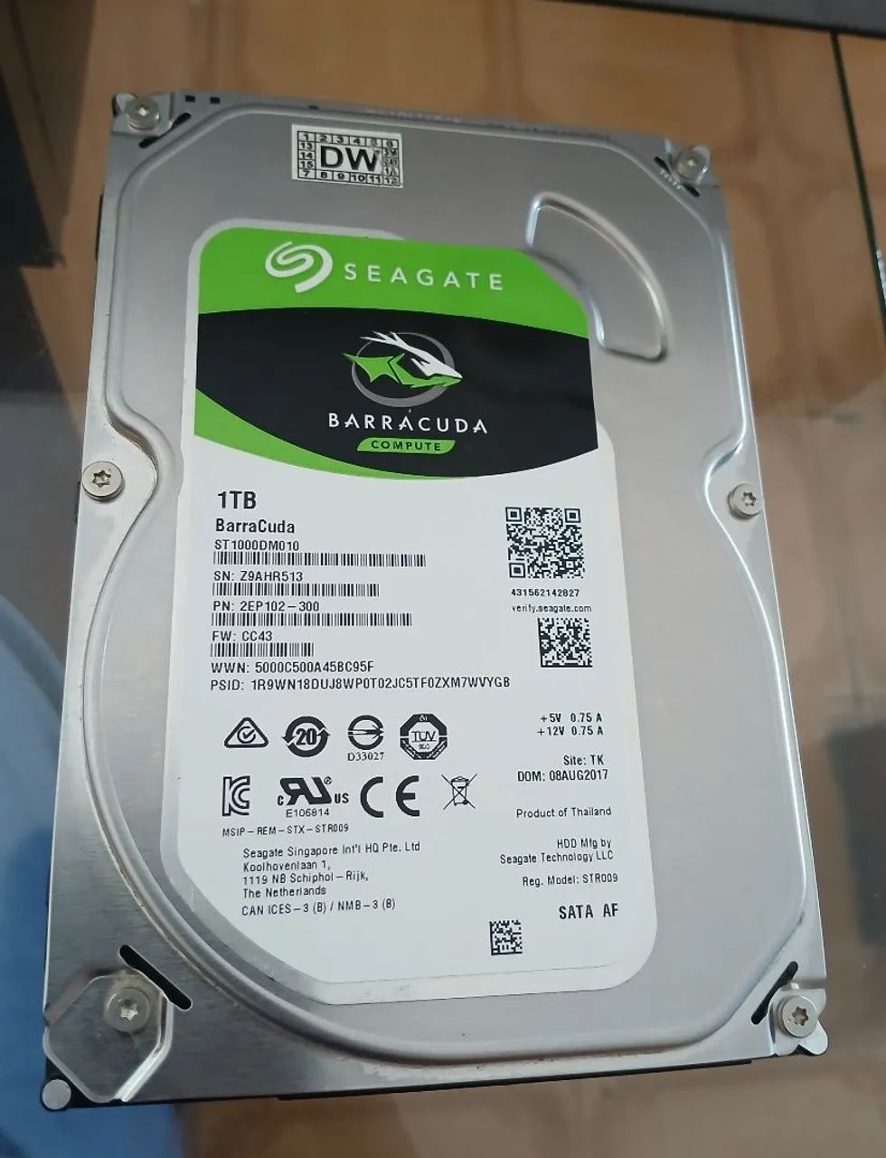 HD SEAGATE 1TB PRA PC OU DVR/ FORMATADO WINDOWS 10/ ENTREGO 