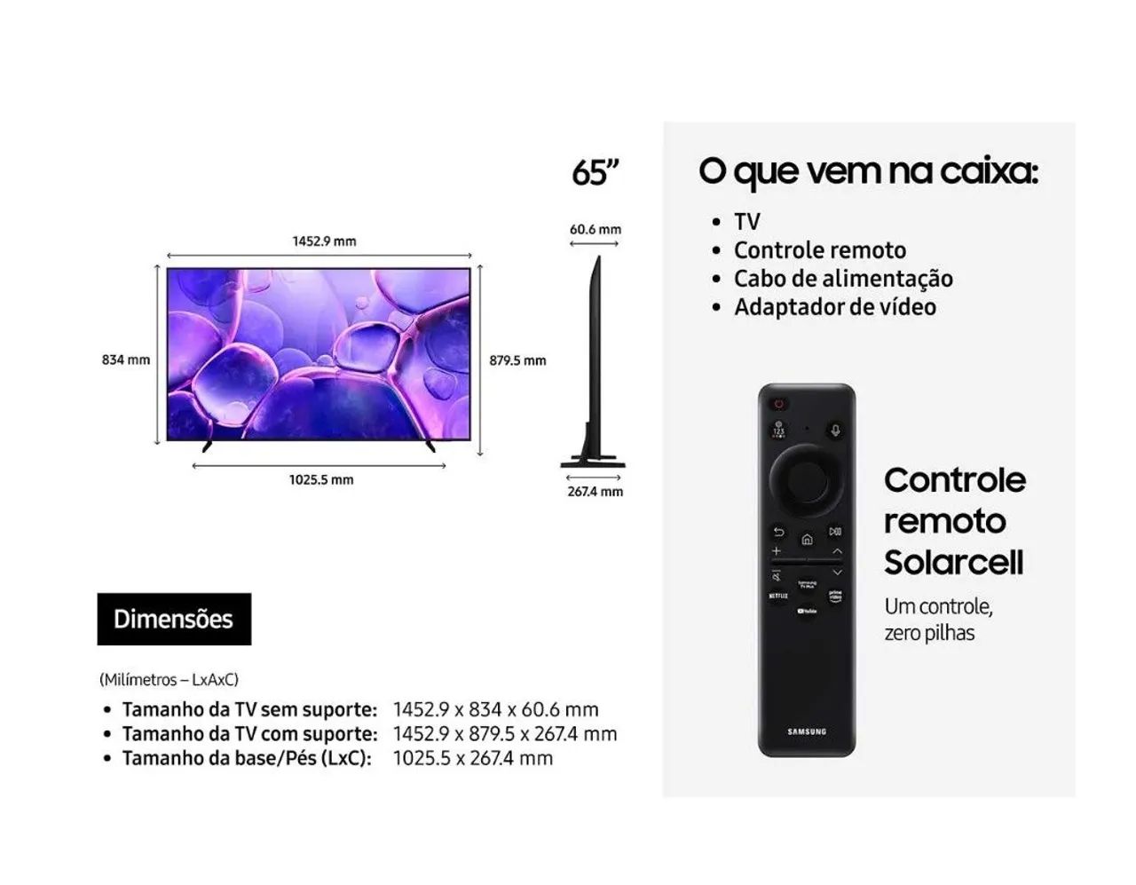 Tv Samsung 65 4k smart - Foto 2