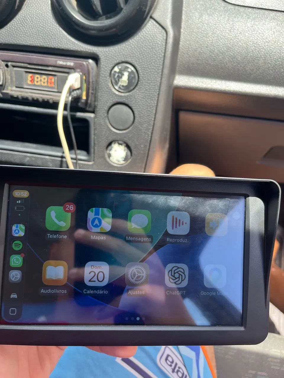 Tela de multimídia para carro com car play - Foto 5