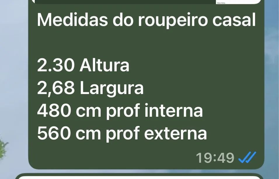 BAIXOU O PREÇO!!! Vamos aproveitar!! Elegante guarda roupa de casal. Todo em MDF! - Foto 5