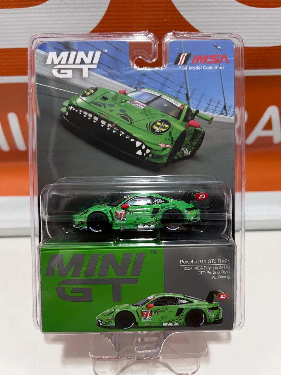 Mini GT Porsche 911 GT3 R #77 IMSA 1:64 Lacrado