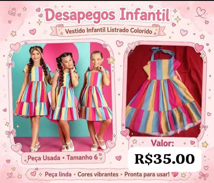 Vestido menina 