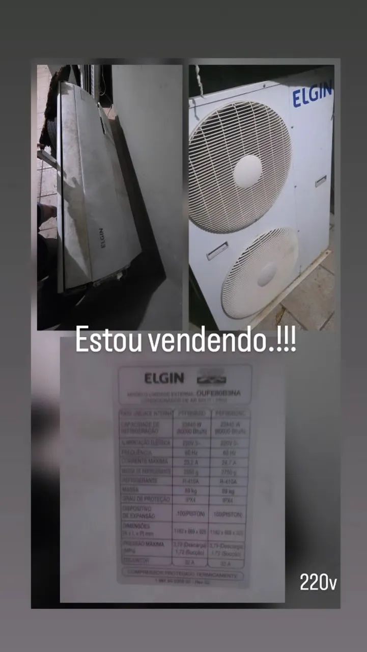 Vendo Ar-Condicionado Split