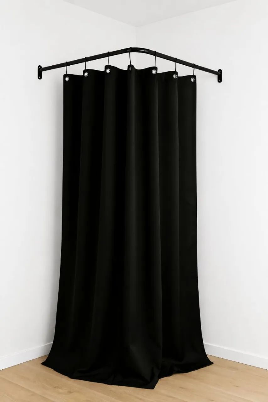 Provador de roupas em L