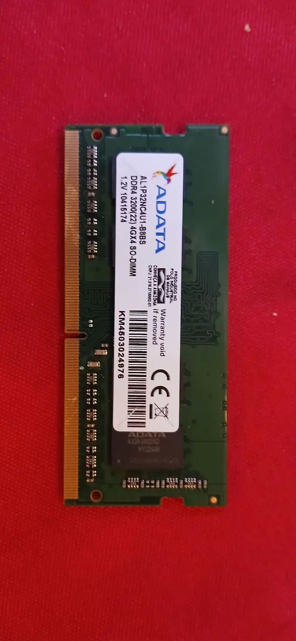 Memória RAM DDR4 4GB 3200MHz Notebook SO-DIMM Lenovo/ADATA - Foto 3