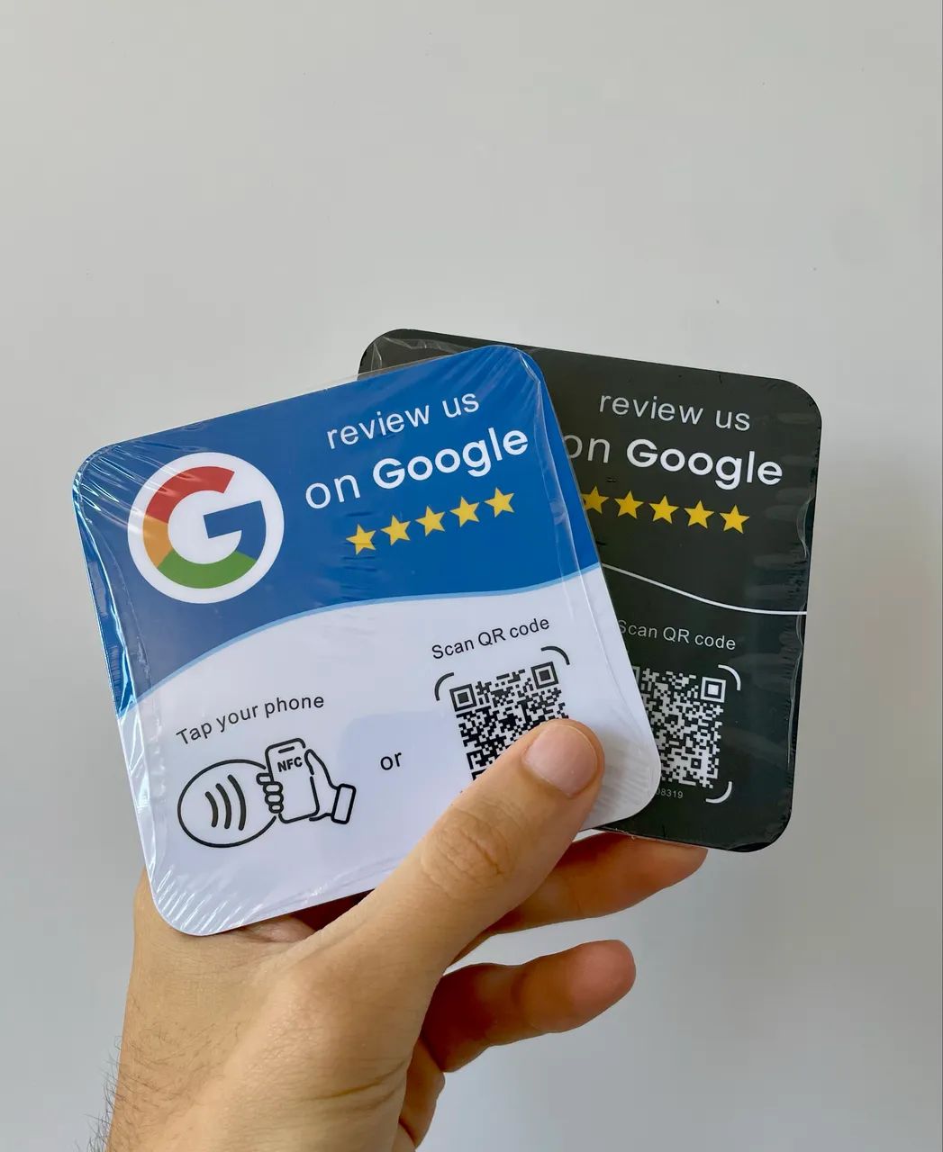 Plaquinha de Avaliação do Google - NFC + QR Code - Foto 2