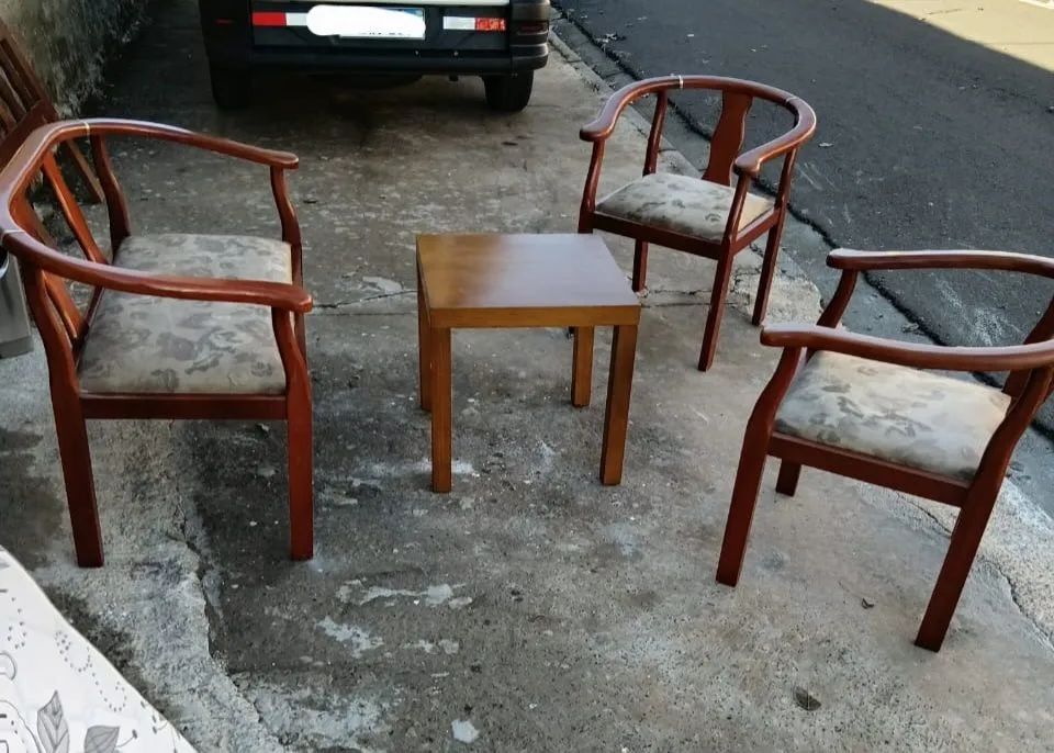 Conjunto de bancos e mesa - Aceito Oferta - Foto 3
