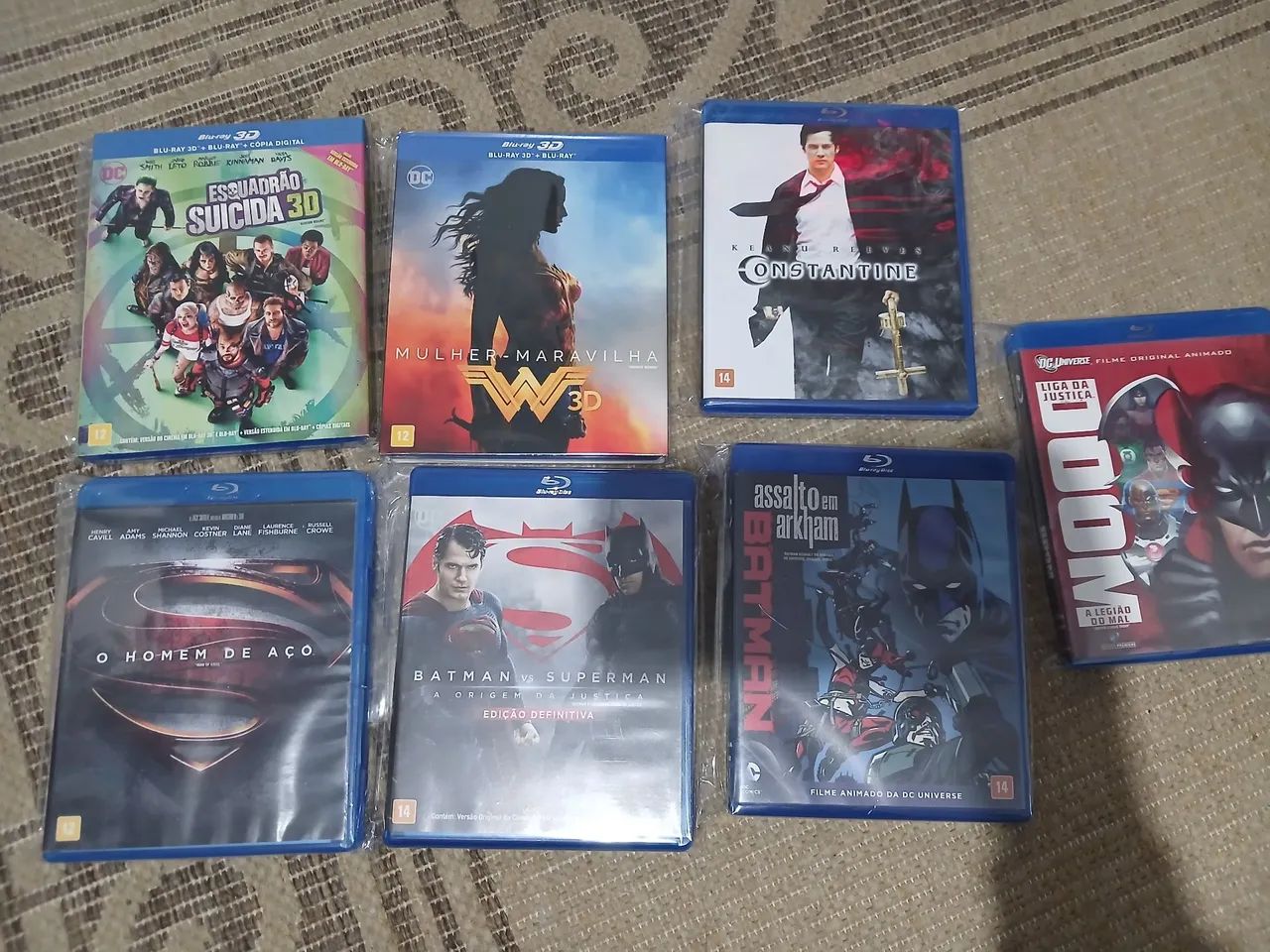 Lote de Filmes Blu-ray da DCU