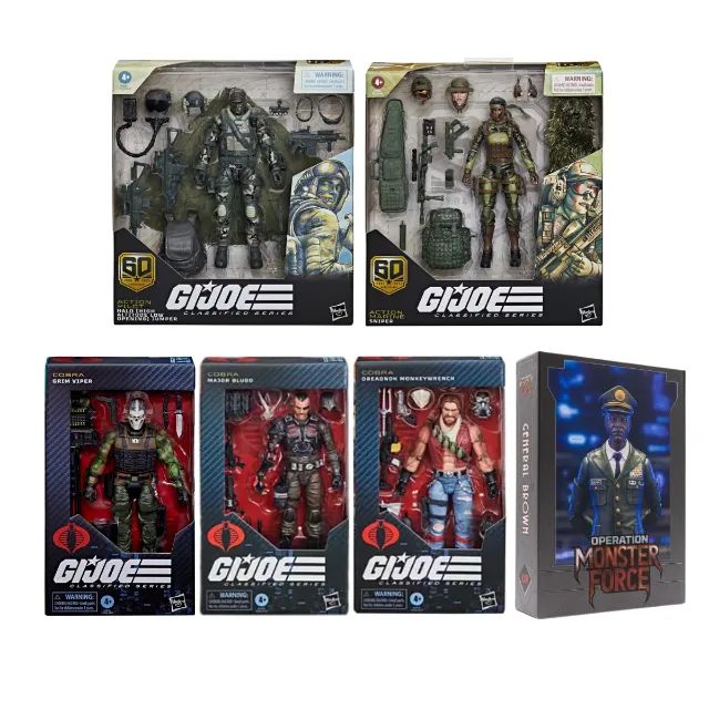 Action Figures Gi Joe Classified e Monster Force
