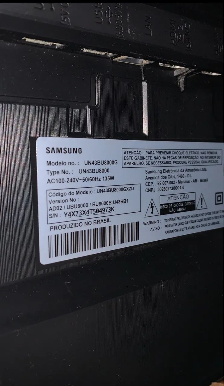 TV SAMSUNG 43 polegadas 4K  - Foto 2
