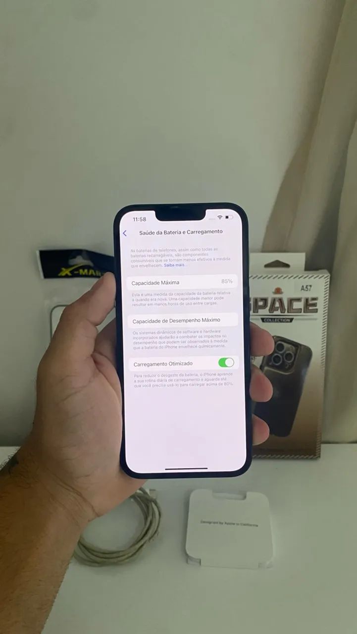 IPhone 14 85% de saúde da bateria - Foto 4