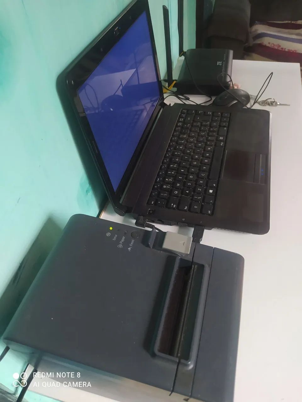 Impressora térmica e um notebook  - Foto 5