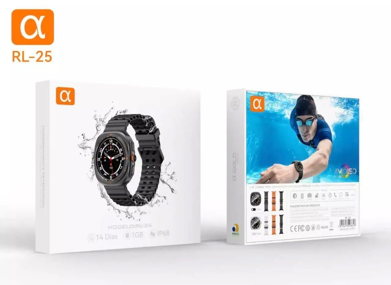 Relógio - Smart Watch AMOLED RL-25 resistente a agua - Foto 4