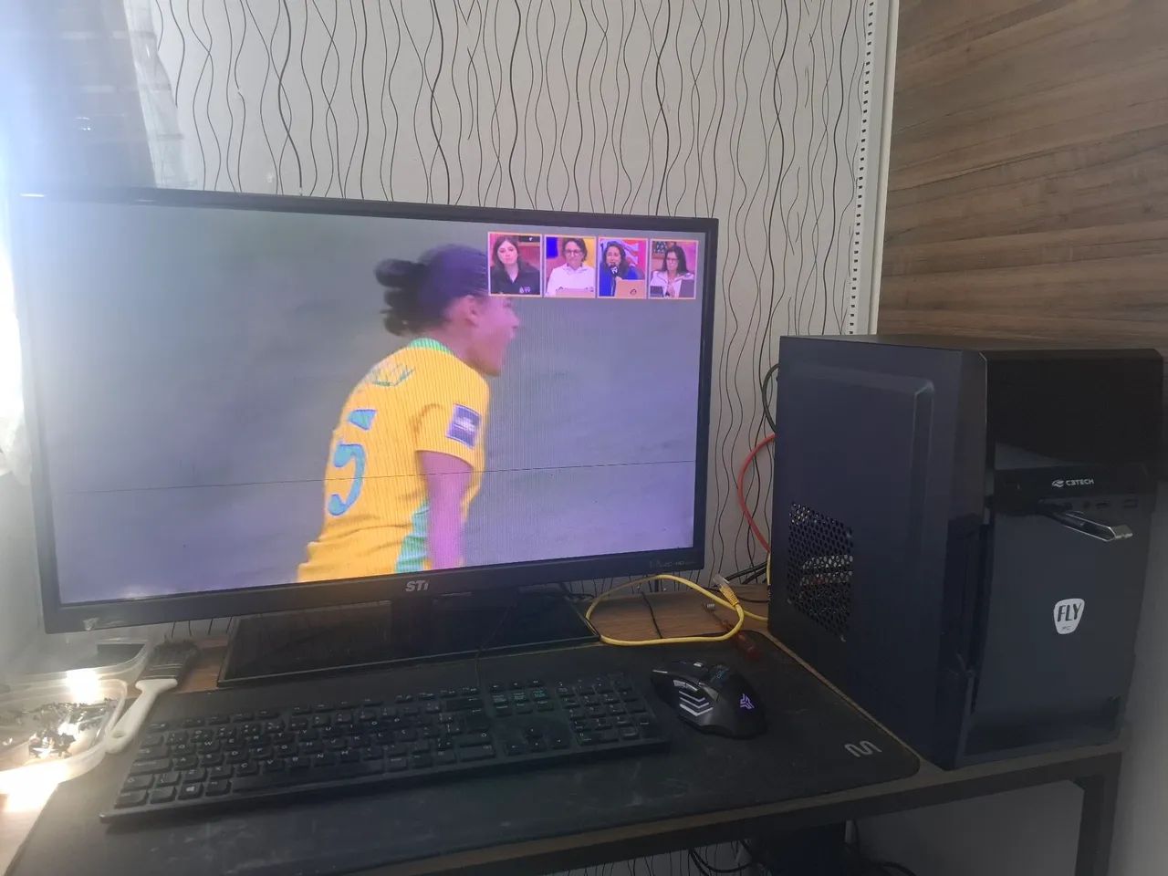 Pc completo i5 8gb ram ssd 240 gb +tv 32 polegadas