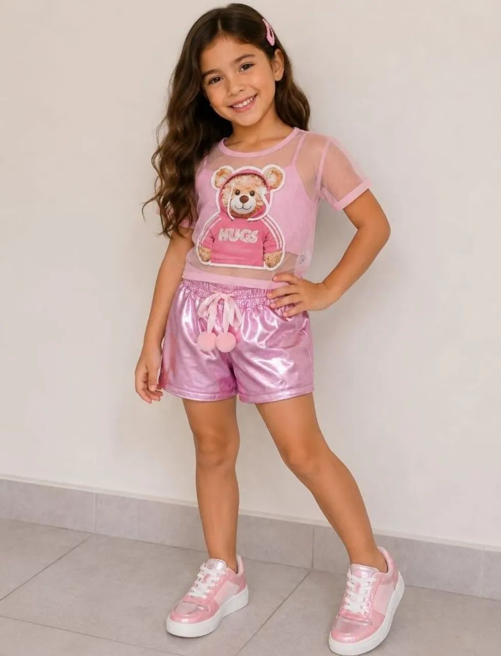 Conjunto Teddy Infantil Menina - Foto 2