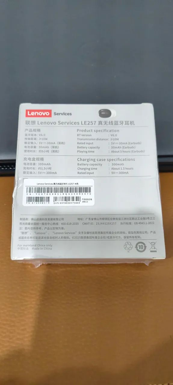 Fone bluetooth Lenovo service  - Foto 3
