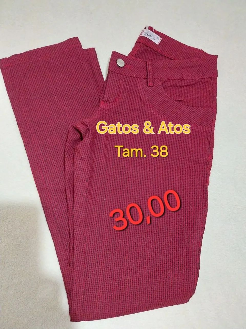 CALÇA Gatos & Atos