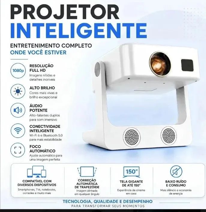 Vendo projetor Hy 350 Max. 4k. bluethoot - Foto 2
