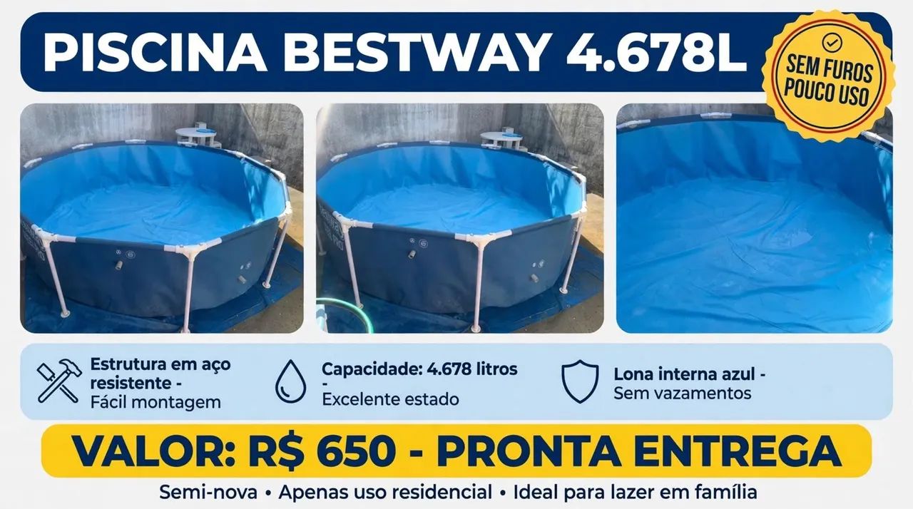 Piscina Bestway 4.678L