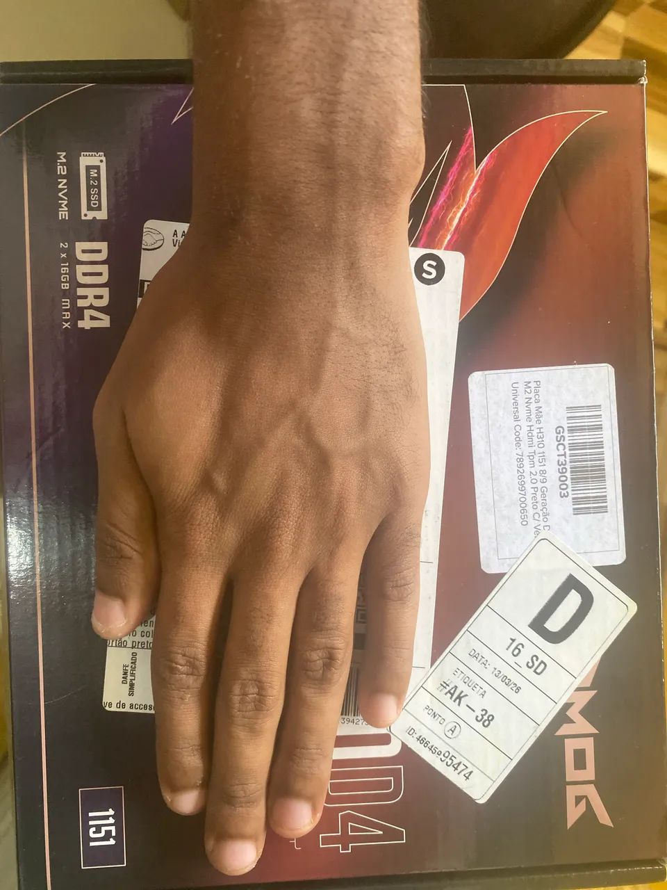 Vendo placa mae DDR4 com processador - Foto 2