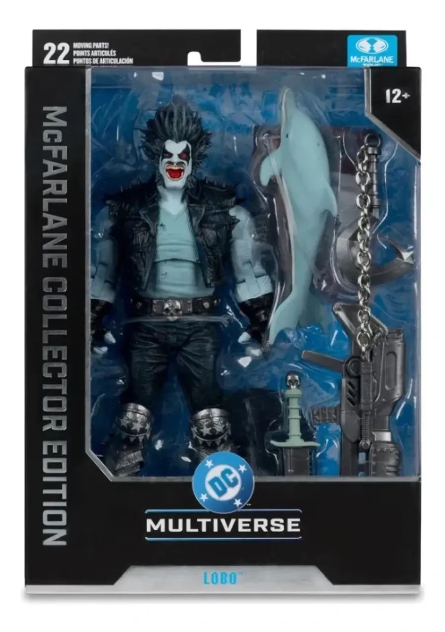 Figura de lobo (dc Classic) Mcfarlane, edição de colecionador 7