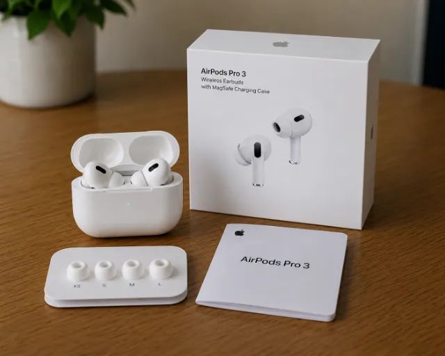 Apple AirPods pro 3 未開封① AirPods Pro 3 Apple Original Novo Lacrado - Fones de Ouvido