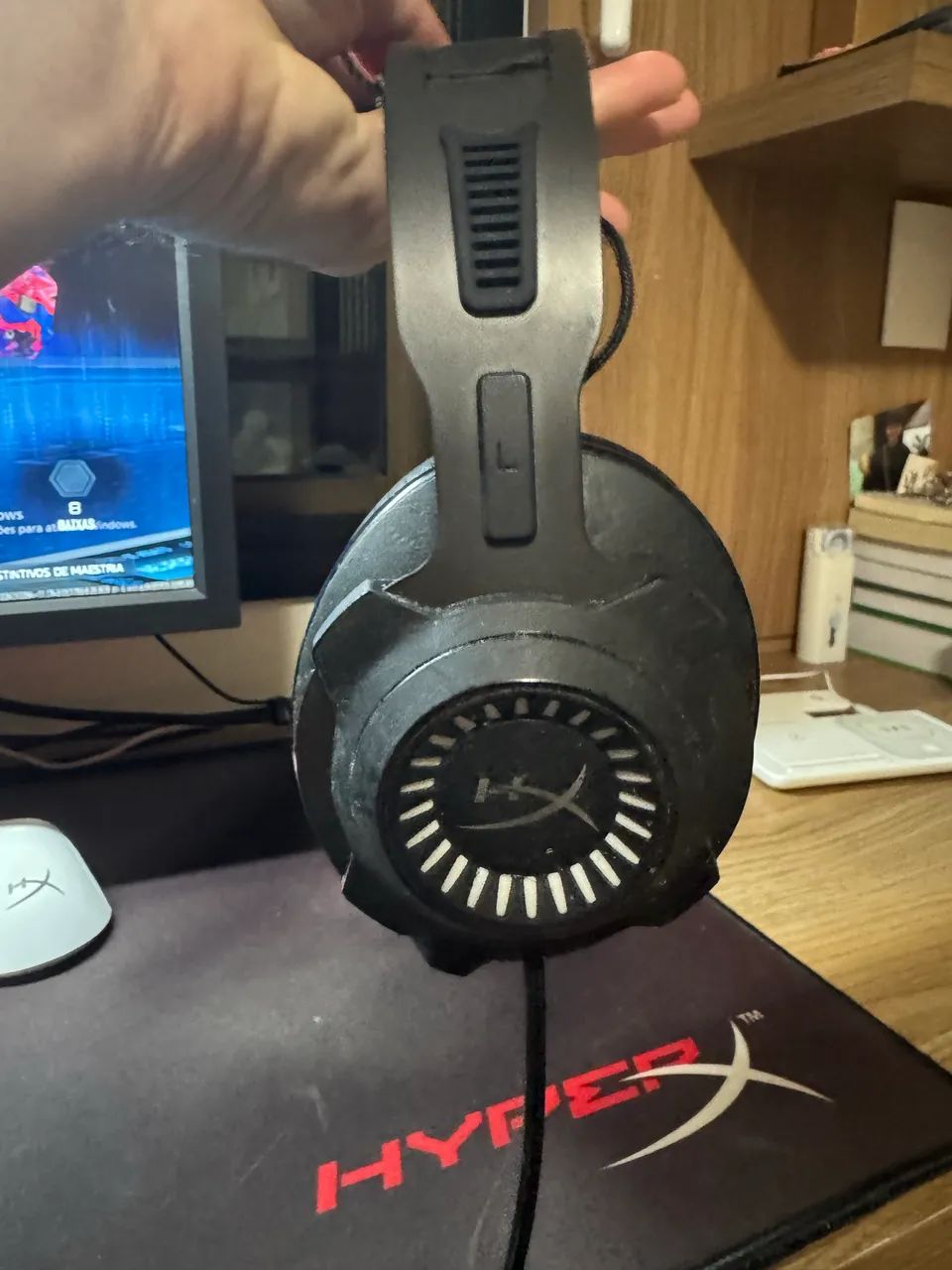 Headset gamer Hyperx Cloud Revolver (com caixa) - funcionando 100%