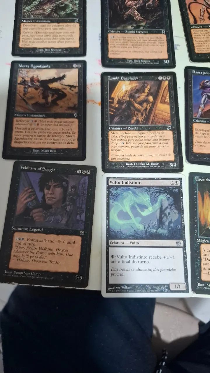 Cartão de magic the gathering pântano deck preto64962189530369125