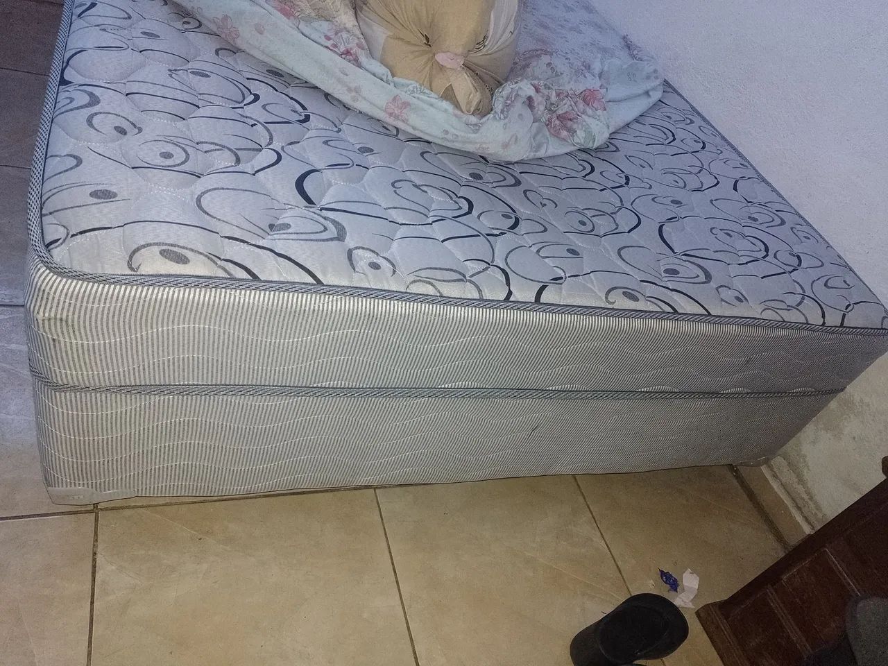 Cama box casal usada acoplada  - Foto 2
