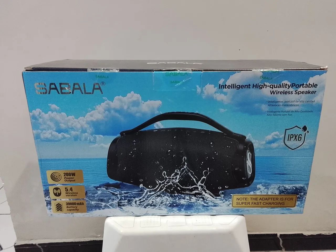 Caixa bombox sabala dr 909 nova 200wts 