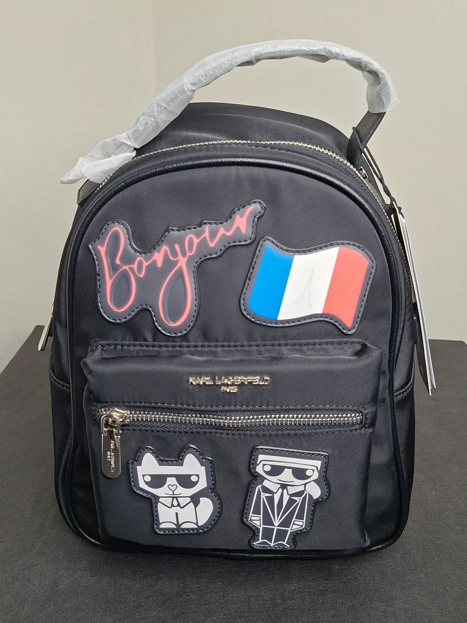Mochila Karl Lagerfeld Preta  - Foto 3