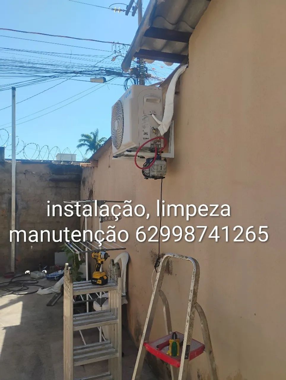 Ar condicionado instalação limpeza concerto 