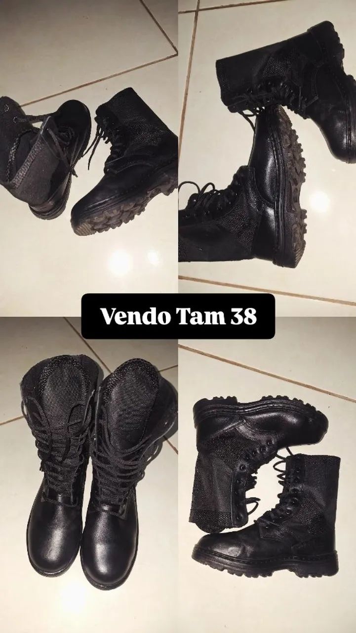 Coturno ótimo estado Tam 38