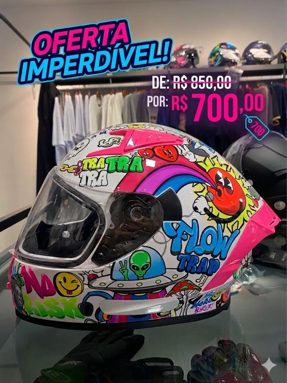 CAPACETE NORISK FLOW  - Foto 2