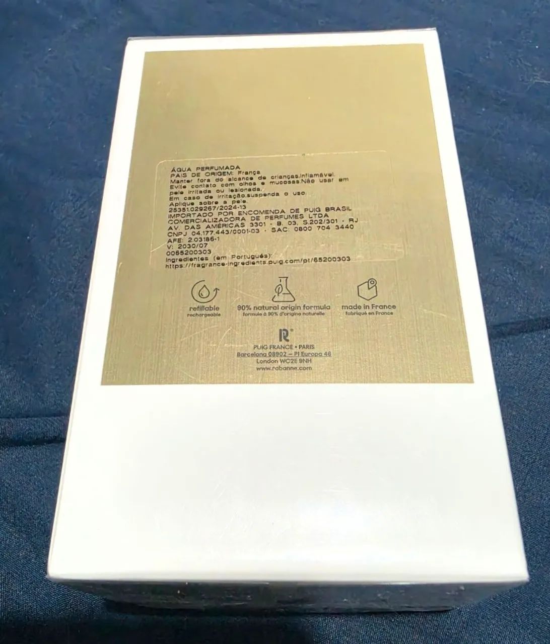 Rabanne Million Gold EDP 100ml Original Lacrado - Foto 2