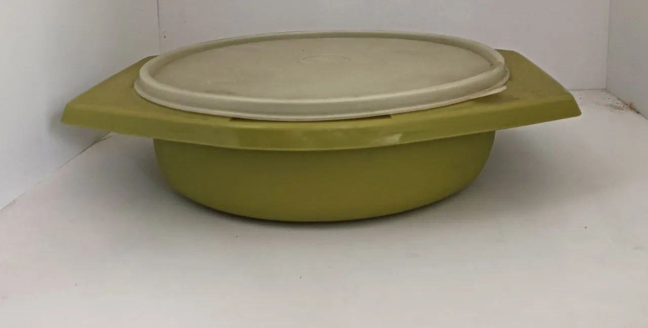 TUPPERWARE VERDE 30 x 25 x 8cm ANTIGA *ANOS 80* EXCELENTE ESTADO VINTAGE  - Foto 2
