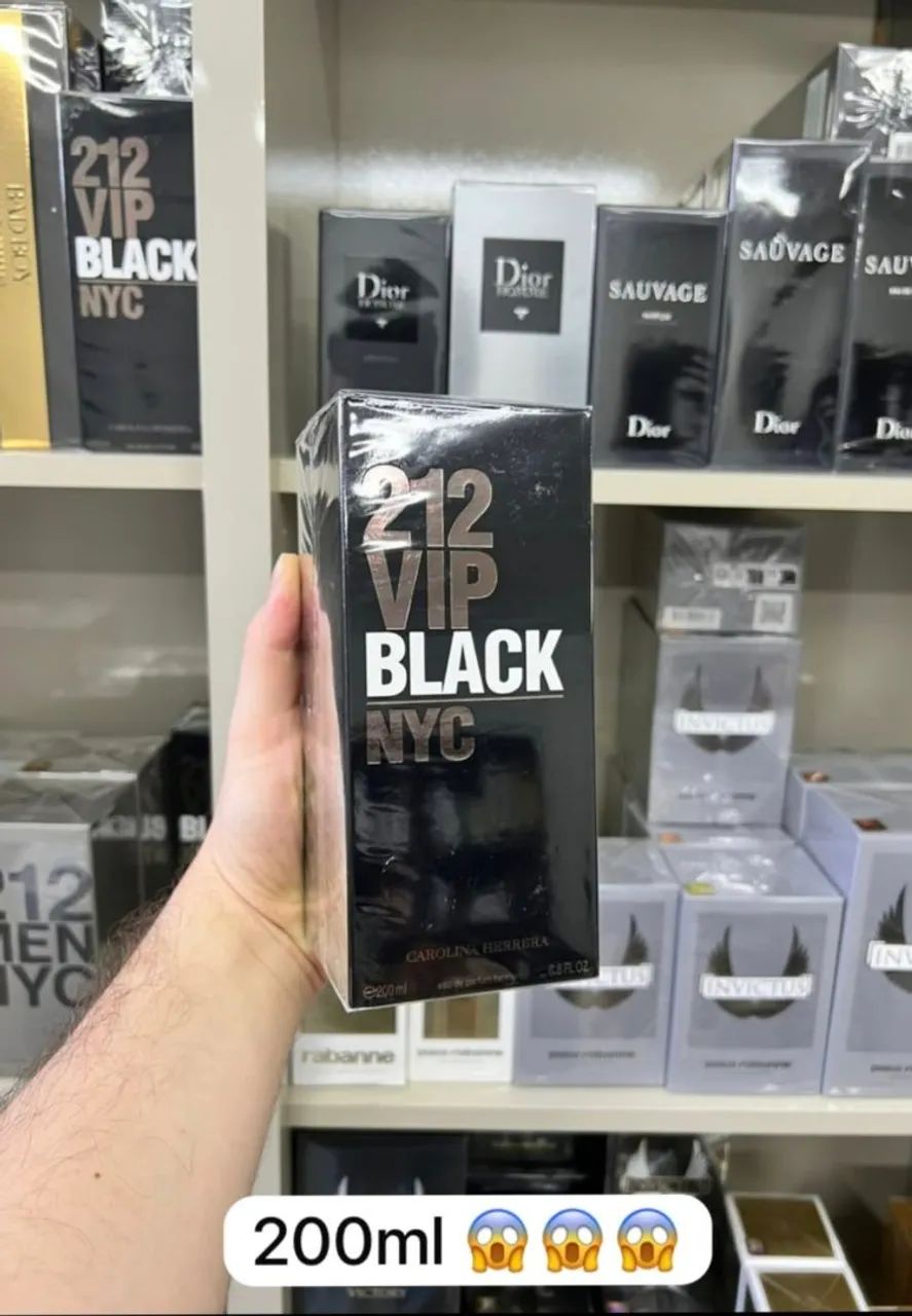 Perfume 212 vip Black parfum 200 ml