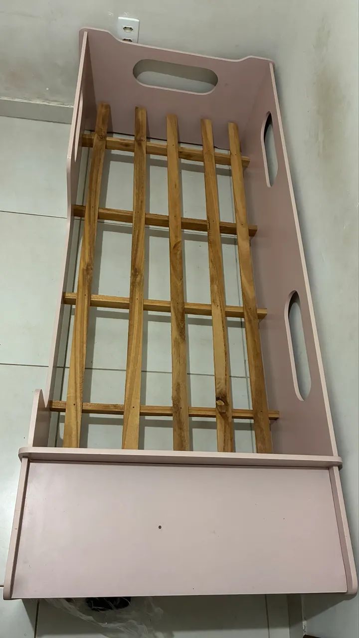 Cama infantil feminina Rosa 