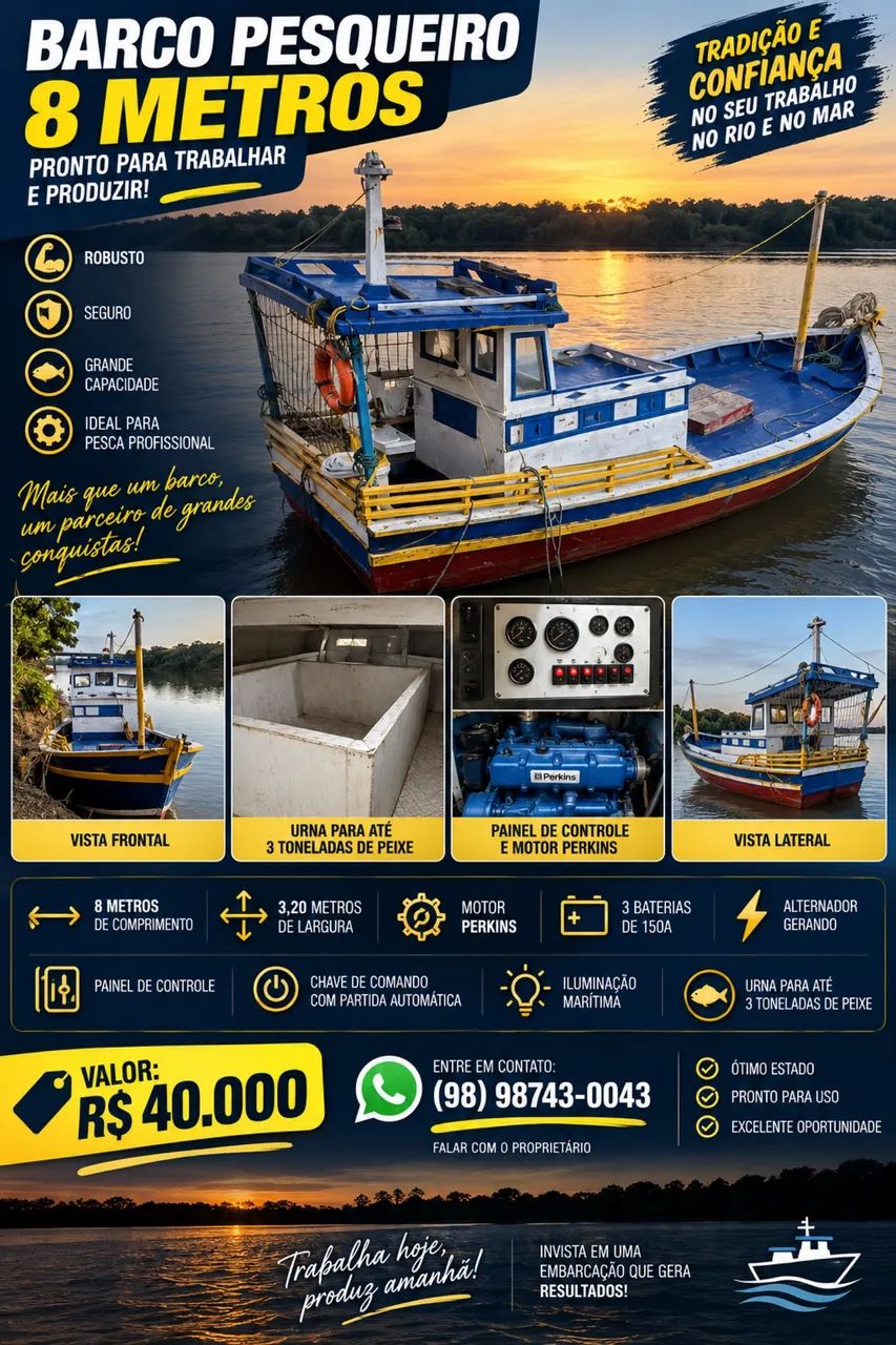 Vende-se Barco