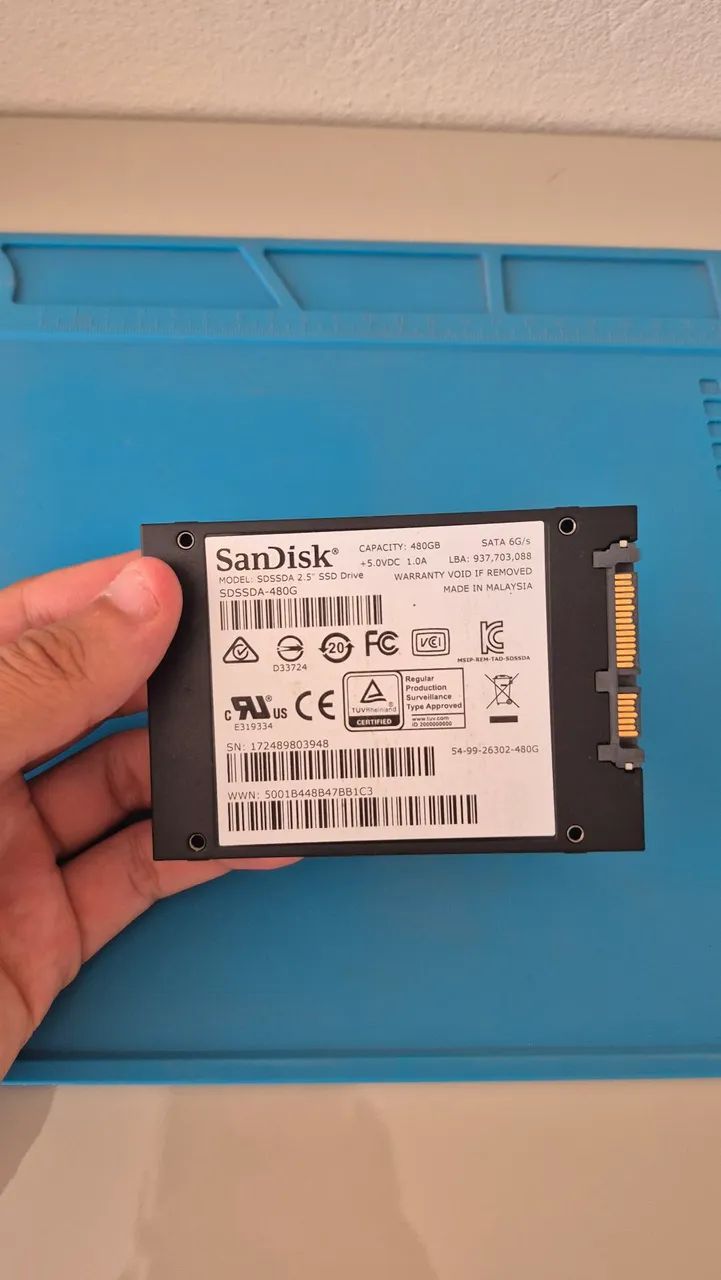 SSD SanDisk Plus 480 GB - Foto 2